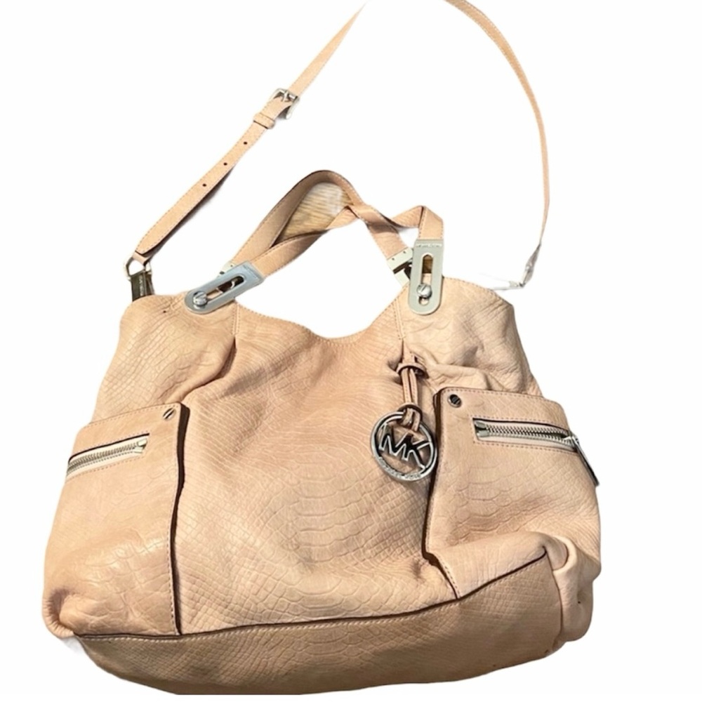 Michael‎ Michael Kors Soft Leather Shoulder or Handbag in a Neutral Pink, XL